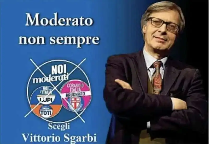 MANIFESTO ELETTORALE DI VITTORIO SGARBI 