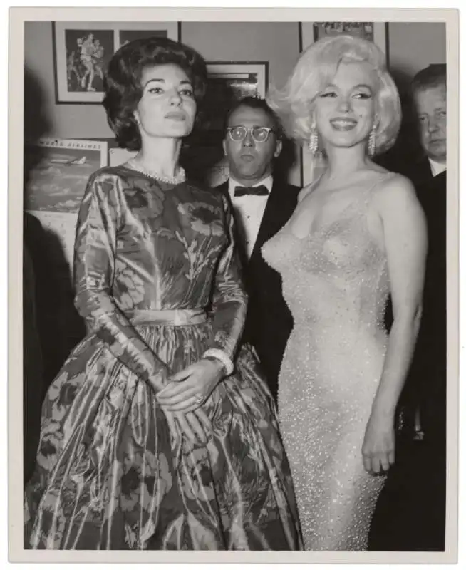 maria callas marilyn monroe compleanno kennedy