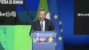 mario draghi al meeting di rimini 2