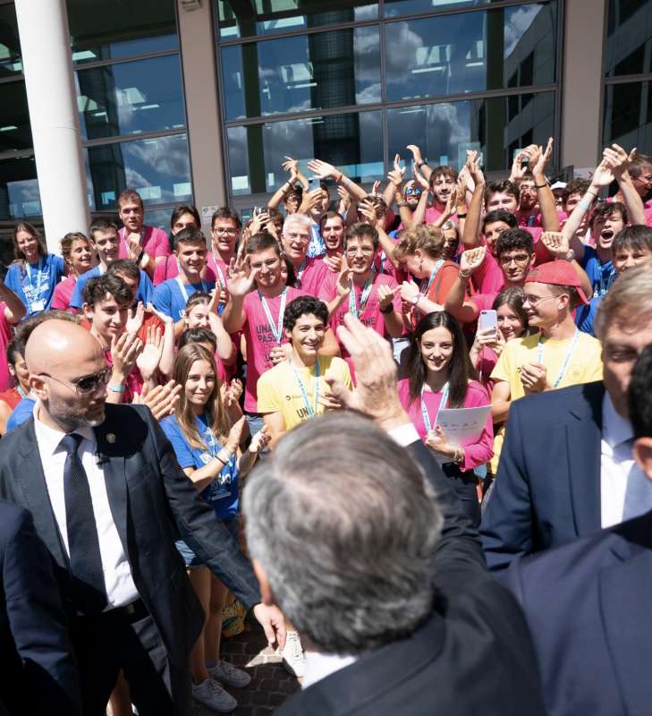 mario draghi al meeting di rimini 2