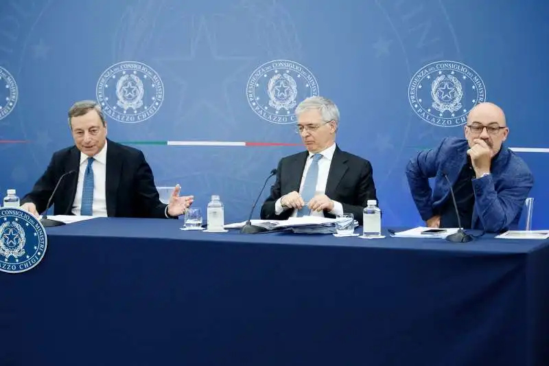 mario draghi daniele franco roberto cingolani  