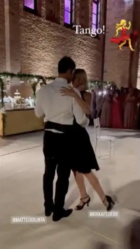 matteo giunta e federica pellegrini ballano il tango al loro matrimonio   3