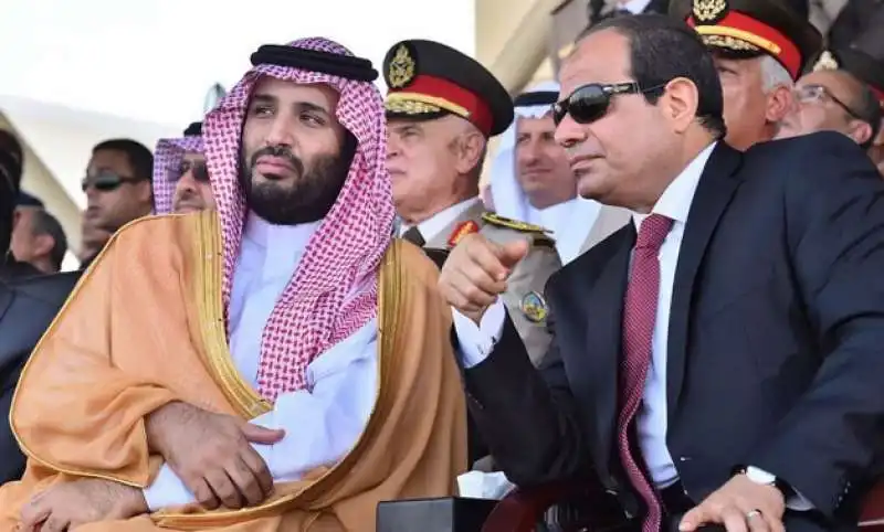 MOHAMMED BIN SALMAN E Abdel Fattah al-Sisi 