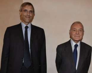 NICCOLO' GHEDINI E GIANNI LETTA