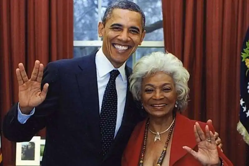 nichelle nichols barack obama 