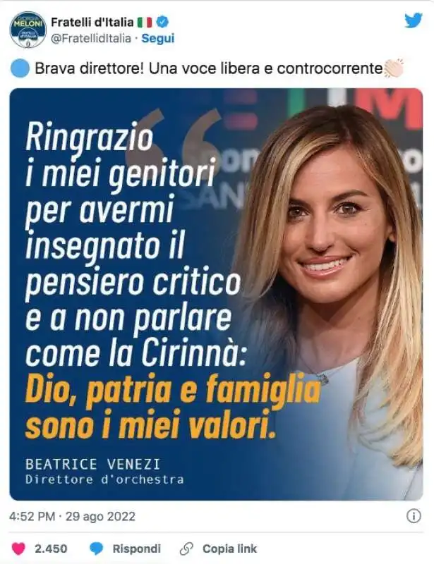 post di beatrice venezi