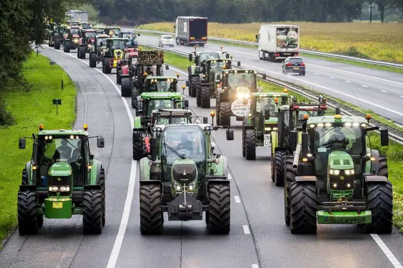 Protesta allevatori Olanda