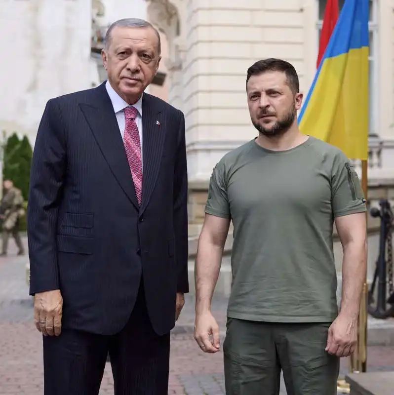 recep tayyip erdogan volodymyr zelensky  