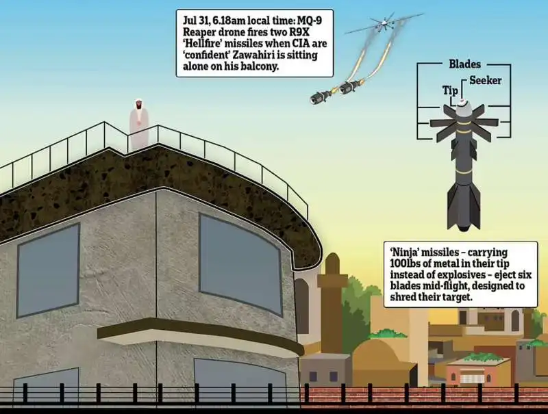 ricostruzione dell uccisione di al zawahiri 