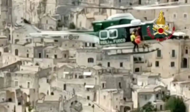 salvataggio escursionista a matera 5