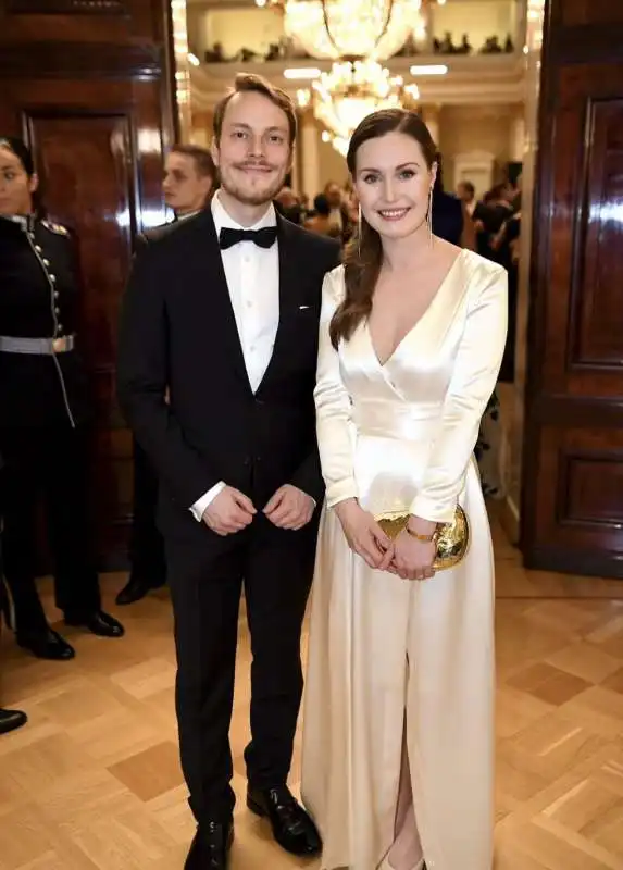 sanna marin con il marito markus raikkonen 