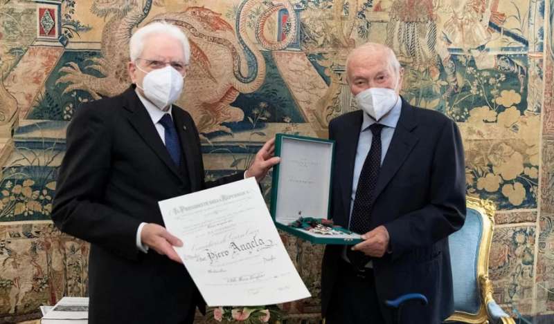 SERGIO MATTARELLA PIERO ANGELA