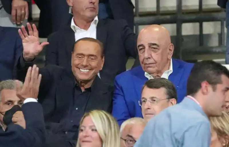  SILVIO BERLUSCONI ADRIANO GALLIANI ALLO STADIO DI MONZA