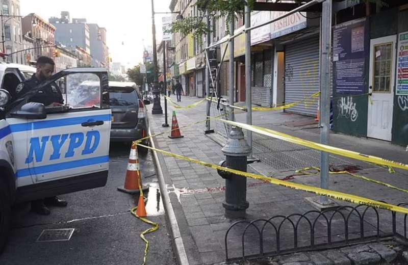 spari al mcdonalds di fulton street a new york 1