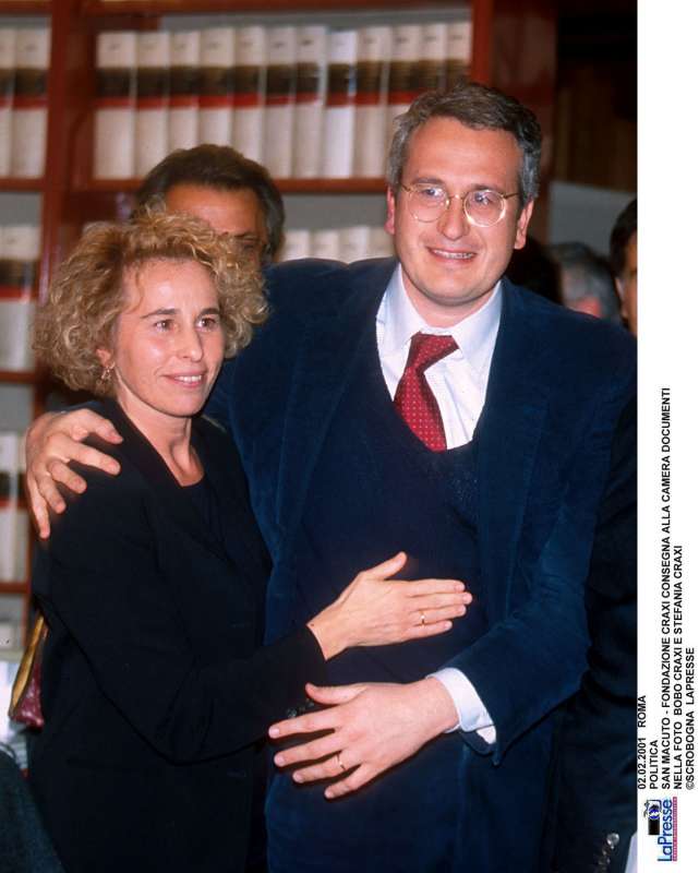 stefania e bobo craxi 2001