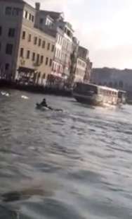 surf nel canal grande a venezia 8