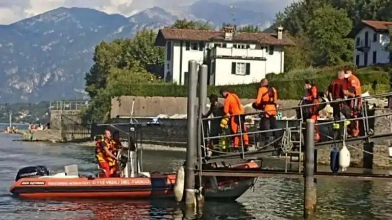 turista annega nel lago di como  