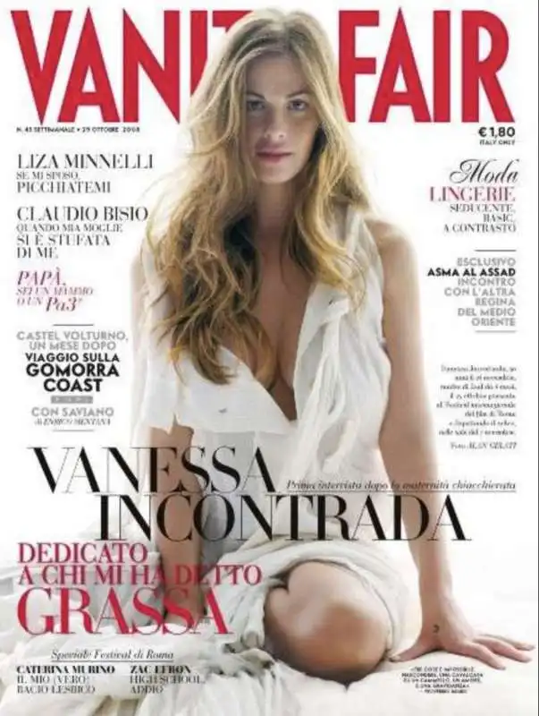 vanessa incontrada copertina vanity fair 2008 