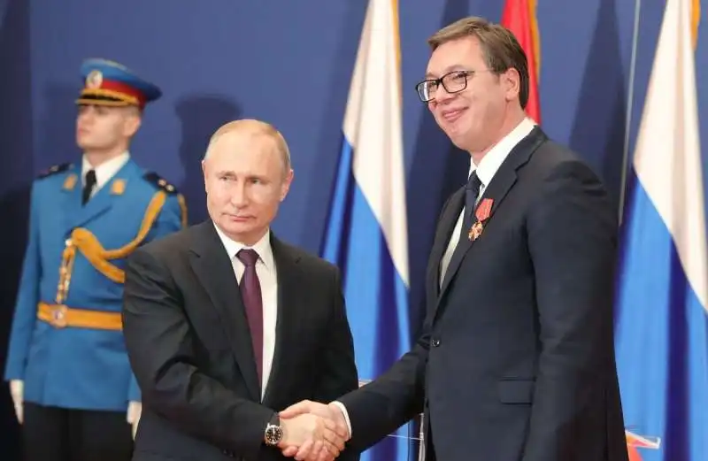 vladimir putin  aleksandar vucic 