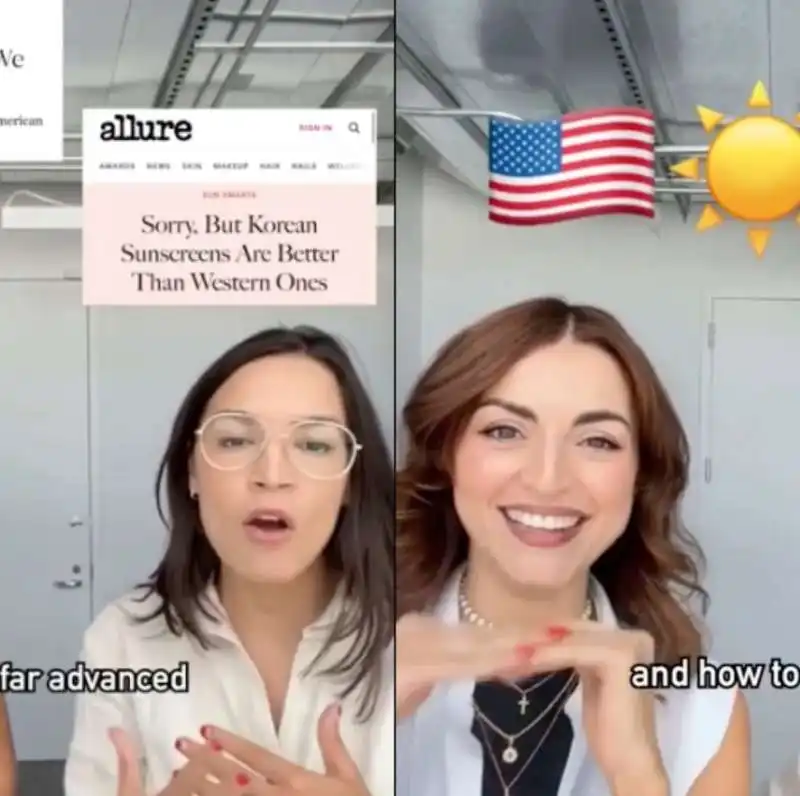 alexandria ocasio cortez e la crema solare 3