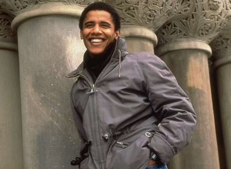 barack obama da giovane