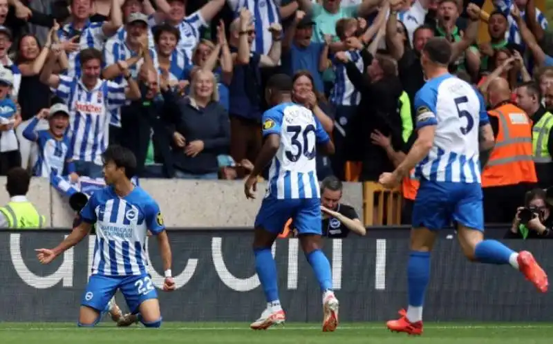 Brighton - vittoria sul Wolverhampton 