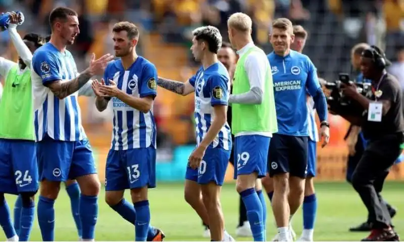 Brighton - vittoria sul Wolverhampton 