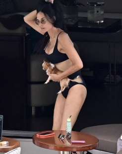 demi moore in bikini in uno yacht, in grecia 1