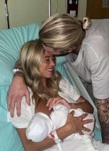 diletta leotta loris karius e la loro figlia aria 2