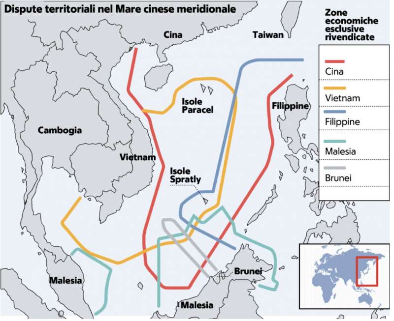 DISPUTE TERRITORIALI NEL MARE CINESE