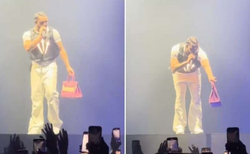 drake regala una birkin rosa a una fan durante un concerto a los angeles 4