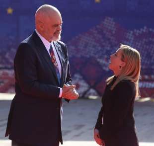 EDI RAMA GIORGIA MELONI