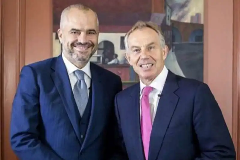 EDI RAMA TONY BLAIR