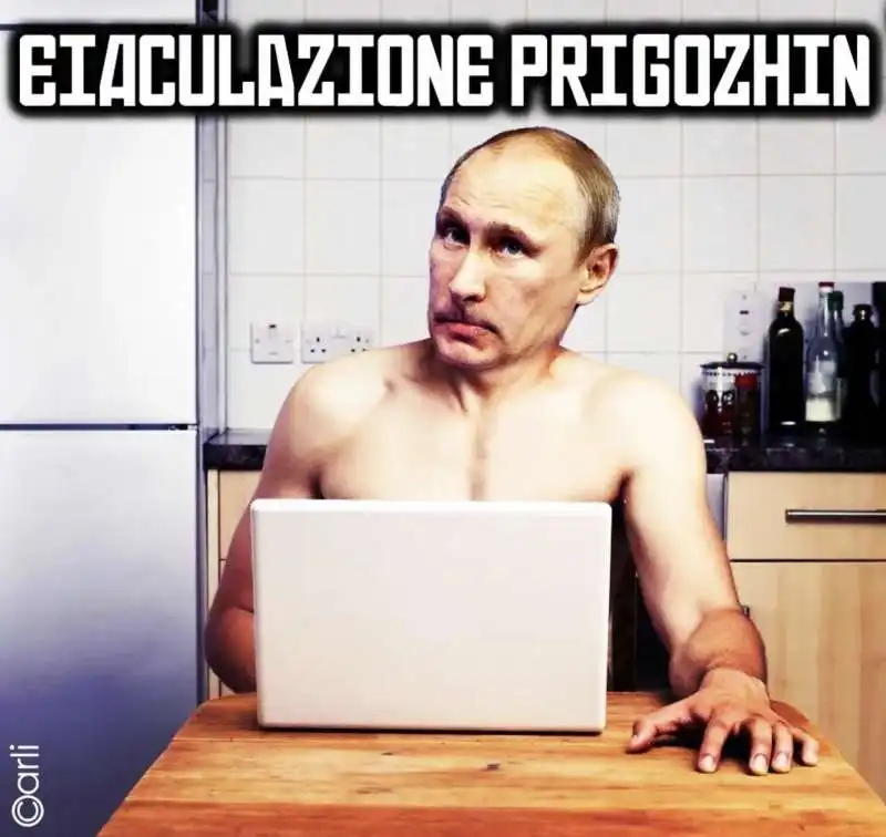 EIACULAZIONE PRIGOZHIN - MEME BY EMILIANO CARLI 