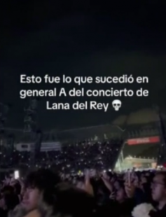 fan cadono al concerto di lana del rey a citta del messico 9