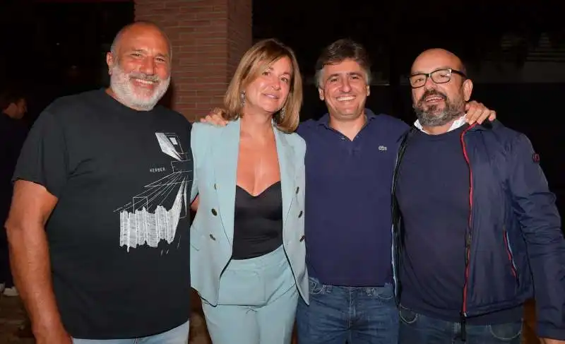 flavio severini  berta zezza  roberto capucci  andrea cocco  foto di bacco