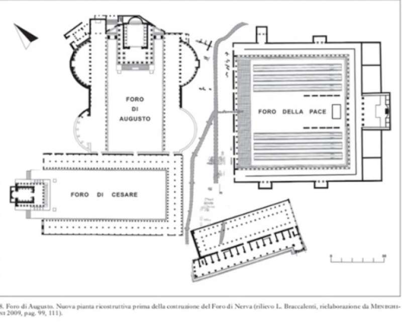 foro di augusto ipotesi di braccalenti ricostruzione meneghini 2009