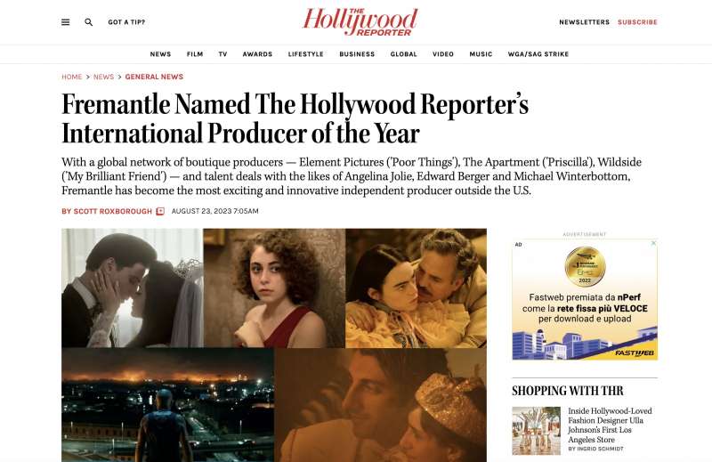 fremantle produttore dell anno per the hollywood reporter