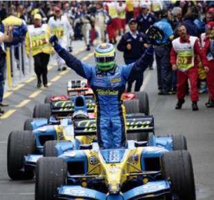 Giancarlo Fisichella - vittoria al gran premio di melbourne 2005