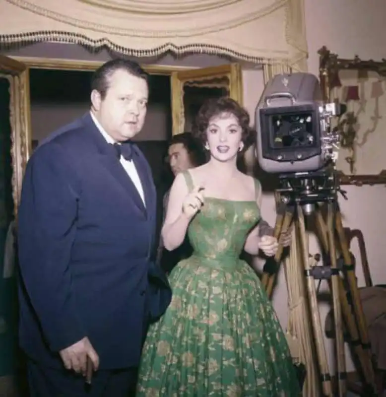 gina lollobrigida e orson welles 