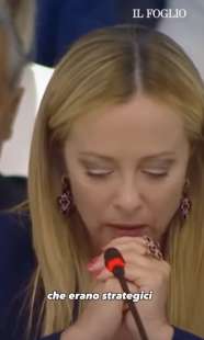 giorgia meloni e l uso della parola strategico video il foglio 5