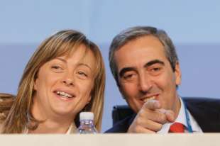 GIORGIA MELONI - MAURIZIO GASPARRI -