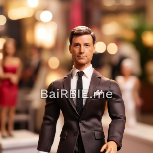 giuseppe conte in versione ken di barbie immagine creata con l intelligenza artificiale bairbie.me