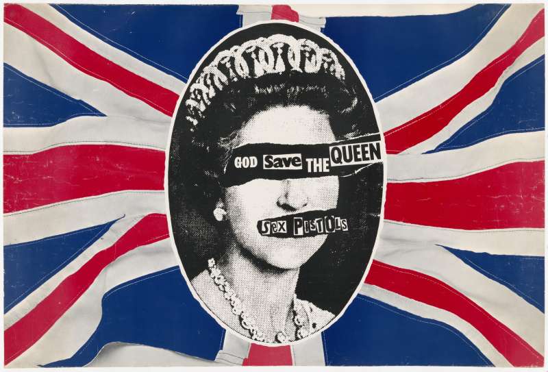 god save the queen illustrazione di jamie reid 2