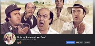 gruppo facebook noi che amiamo lino banfi