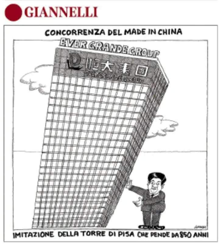 IL CRAC EVERGRANDE - VIGNETTA BY GIANNELLI