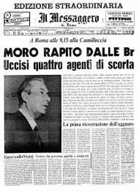 il messaggero sequestro moro