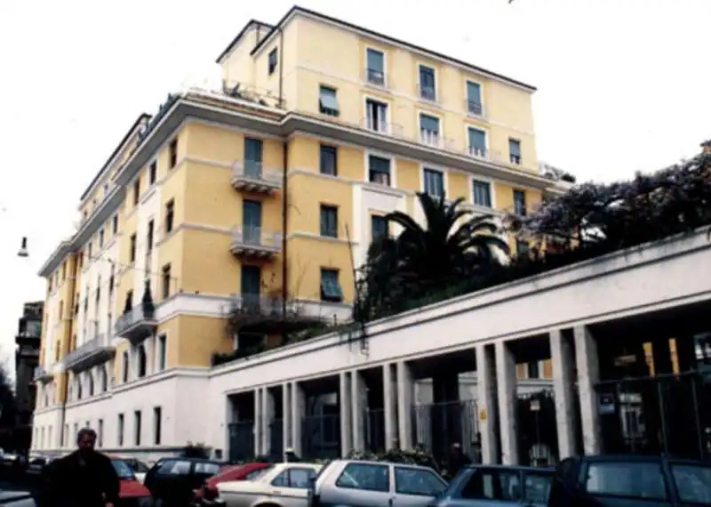 IL PALAZZO DI VIA POMA 2 DOVE E MORTA SIMONETTA CESARONI 