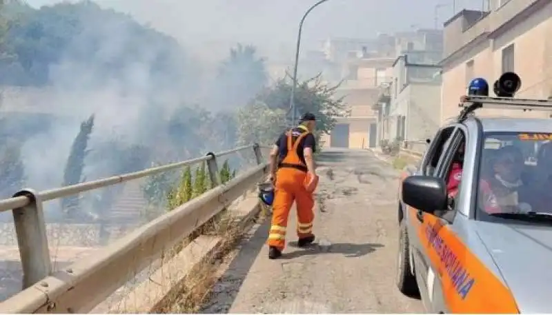 INCENDI NELLA PROVINCIA DI TRAPANI

