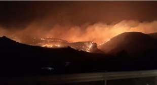 INCENDI NELLA PROVINCIA DI TRAPANI